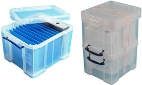 Immagine prodotto Really Useful Box set di 3 portaoggetti impilabile (48 x 39 x 31 cm, 35 l)