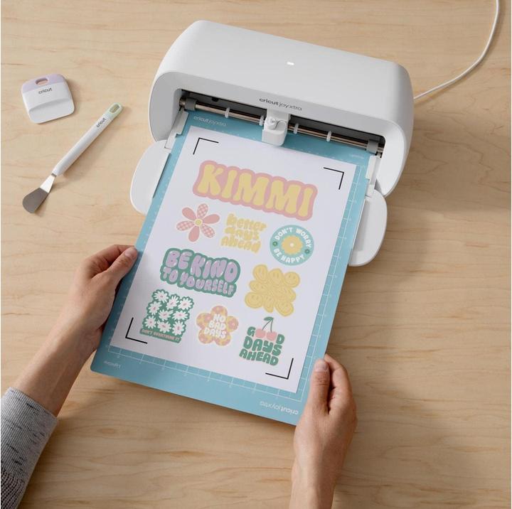 Productafbeelding Cricut Stickerpapier Joy Xtra bedrukbaar A4, 8 stuks, wit (0 g/m², 8 x)