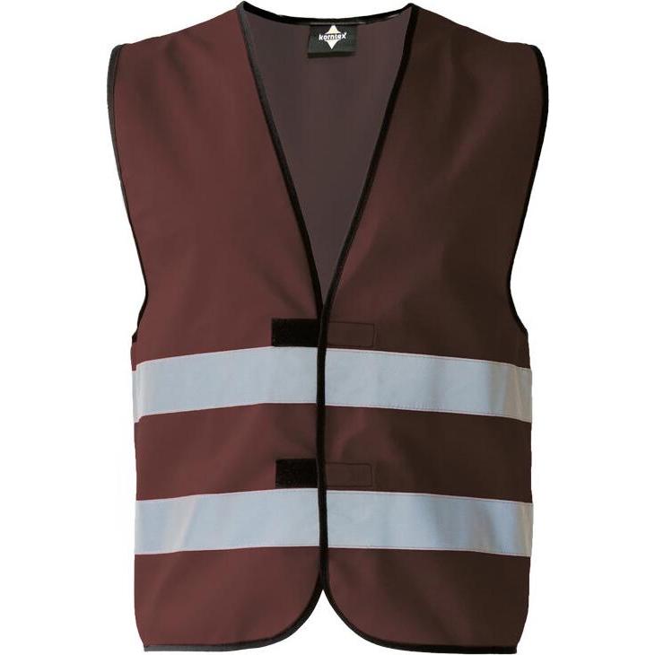 Korntex, Warnweste + Warnshirt, Funktionsweste Kastanienbraun XL (XL)