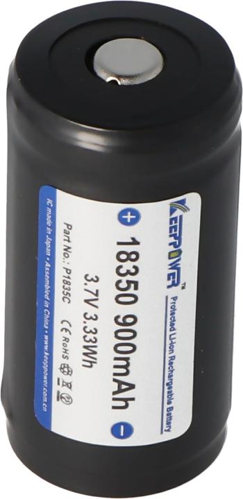 Actual product image Keeppower 18350 (1 pcs., 18350, 900 mAh)