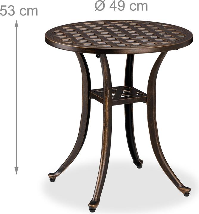 Productafbeelding Relaxdays Gartentisch (49 cm)