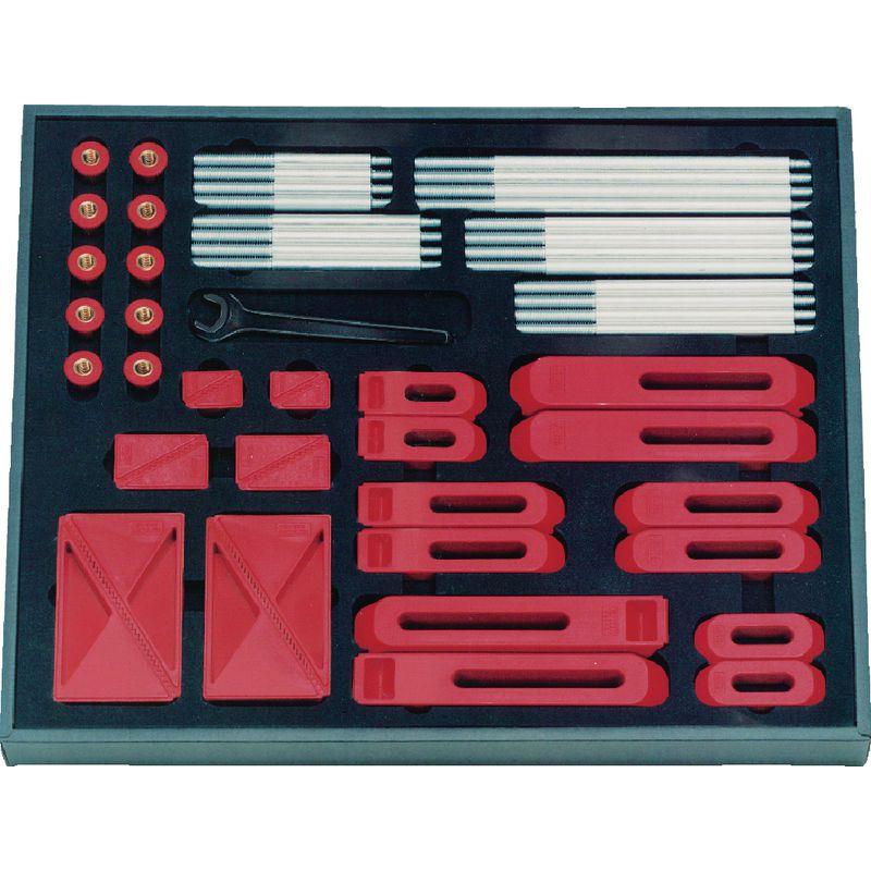 Amf, Schraubstock + Zwinge, Spannelemente-Satz aus Kunststoff (440 mm)