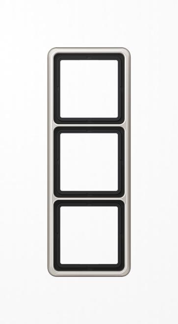 Actual product image JUNG Switch range frame 3 fold