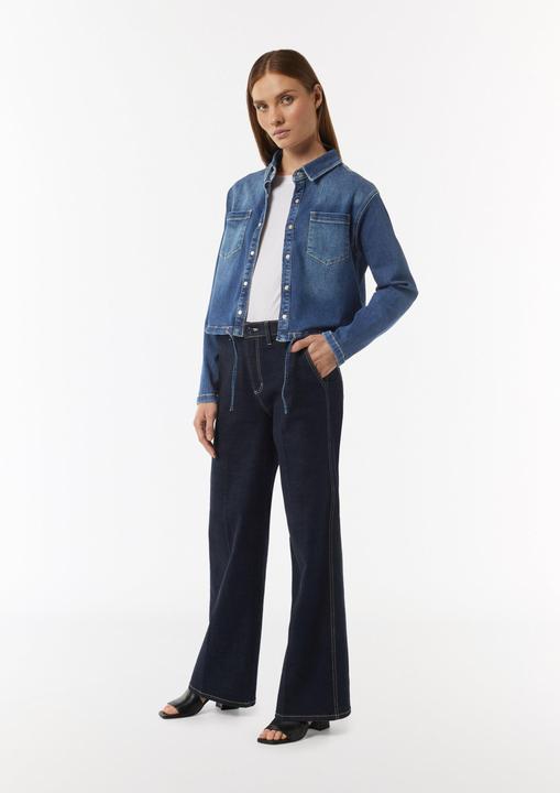 Produktbild Comma Indoor-Jacke Softe Blousson-Jeansjacke mit Druckknöpfen (34)