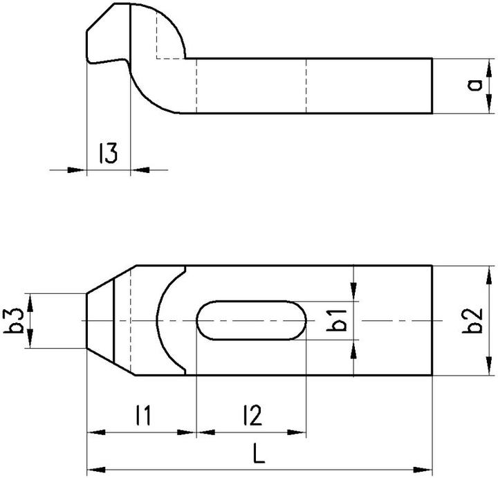 Actual product image Amf Single goose-neck clamp