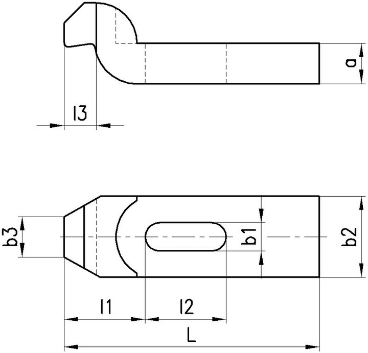 Actual product image Amf Single goose-neck clamp