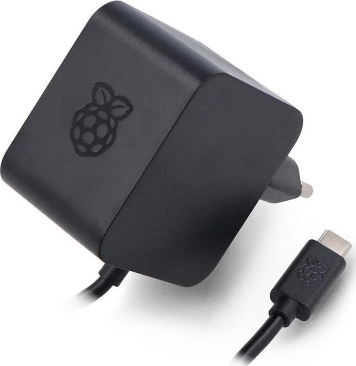 Actual product image Raspberry Pi Official 5 power supply, 27W USB-C