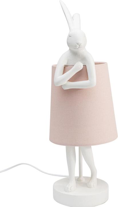 Image du produit Kare Design Lampe de table Animal Rabbit blanc/rose 50cm (E14)