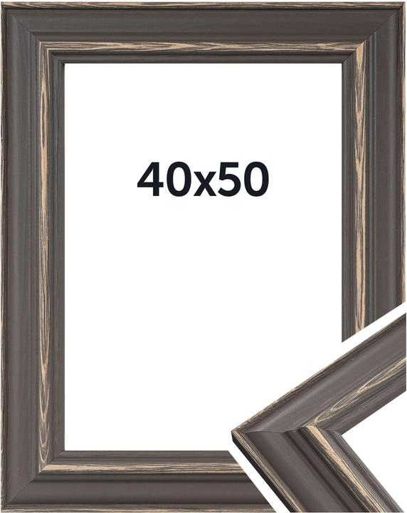 Immagine prodotto Dörr Bilderrahmen Boho, Grau, 40 x 50 cm, Bildformat (40 x 50 cm)