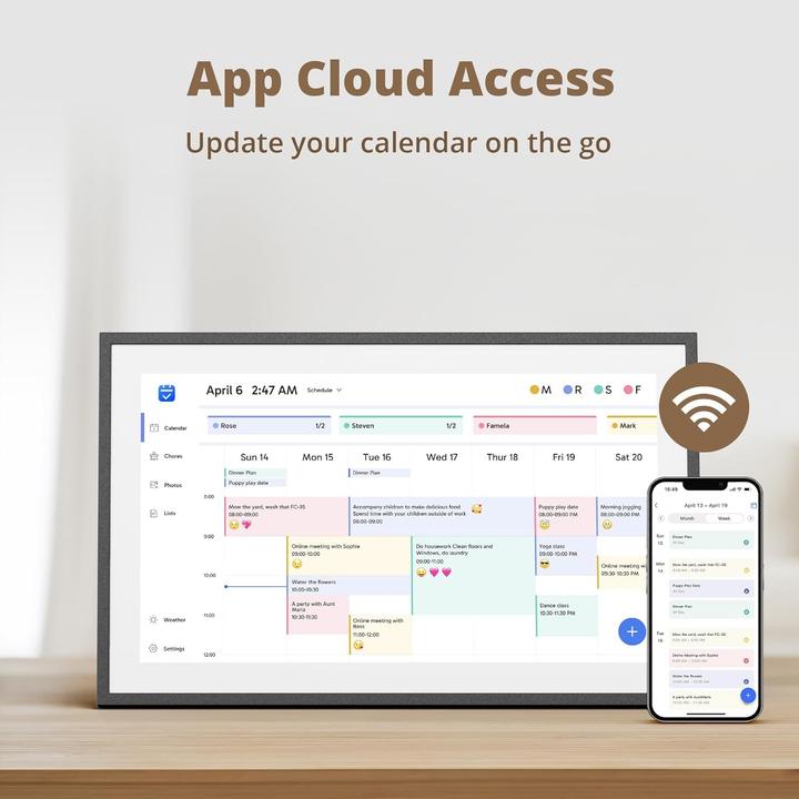 Produktbild Dragon Touch Calendario Digitale
