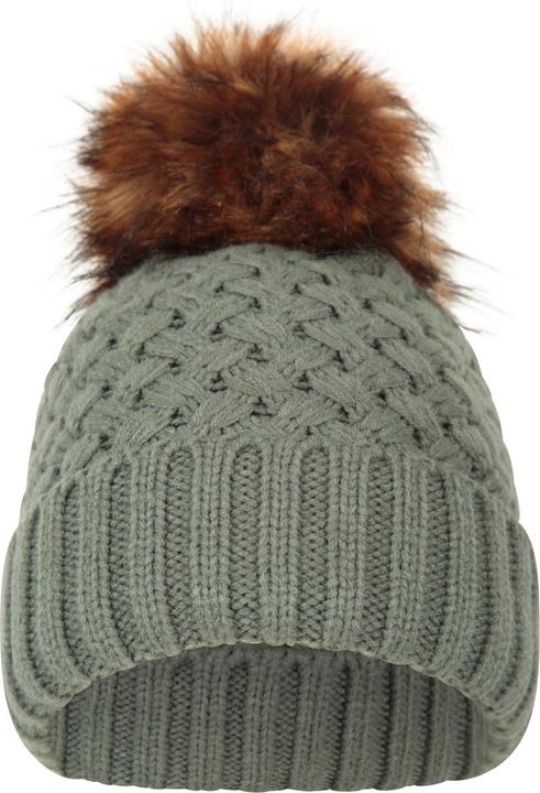 Immagine prodotto Mountain Warehouse Lisbon Cappello a Cuffia Pom Pom Foderato di Borg Donna (Taglia unica)