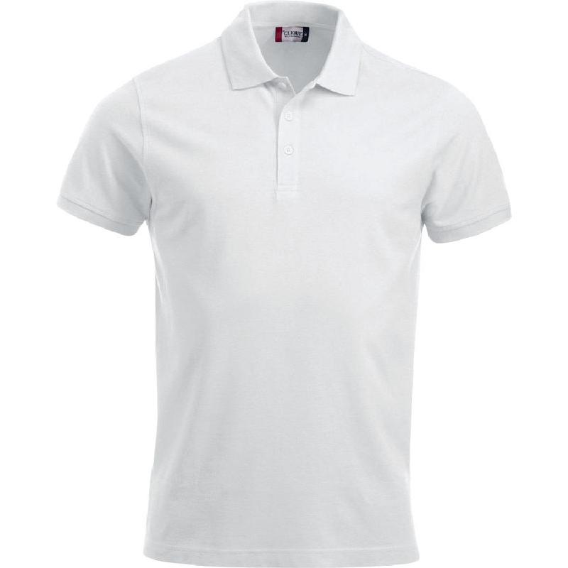 Clique, Herren, Shirt, Polo-Shirt, Weiss, (S)