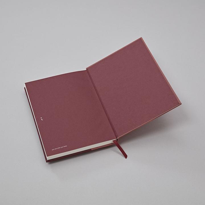 Actual product image Semikolon Notebook (A5) NATURAL AFFAIR, Blossom, Blank (A5)