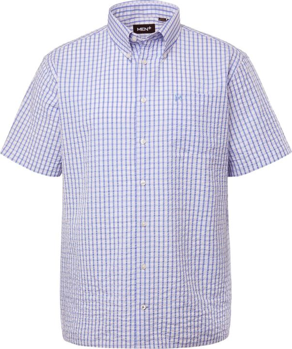 Immagine prodotto Men+ Karohemd, Halbarm, Seersucker, Buttondown-Kragen, Comfort Fit (XXL)