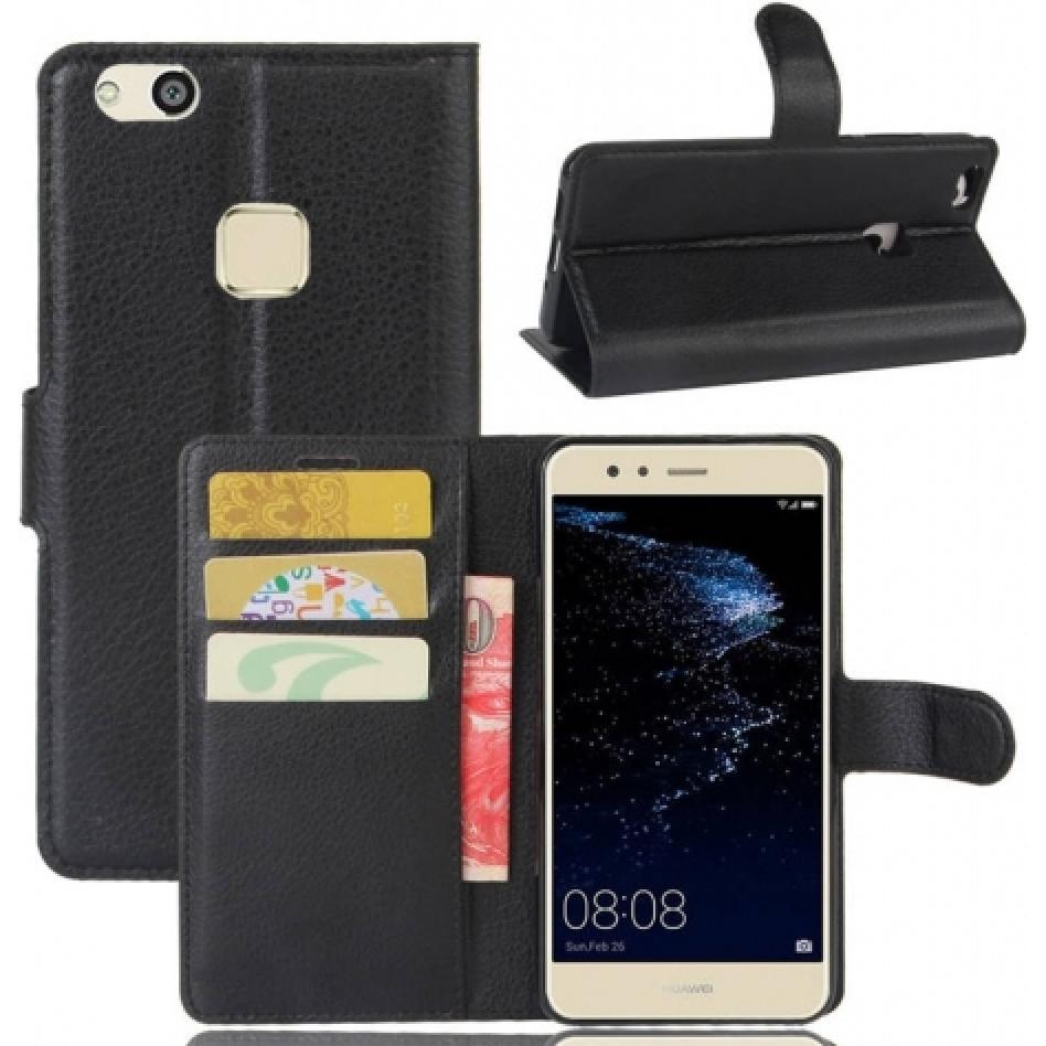 Thumbnail - Screenguard Huawei P10 Lite Leather Guard Lederhülle (Huawei P10 Lite), Smartphone Hülle, Schwarz