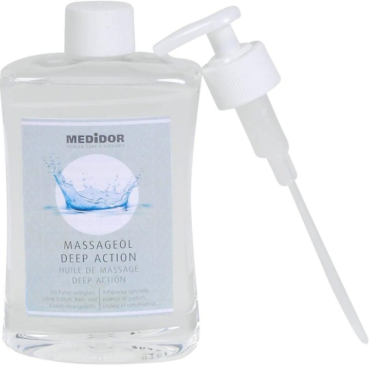 Actual product image Medidor Massage oil Deep Action (500 ml)