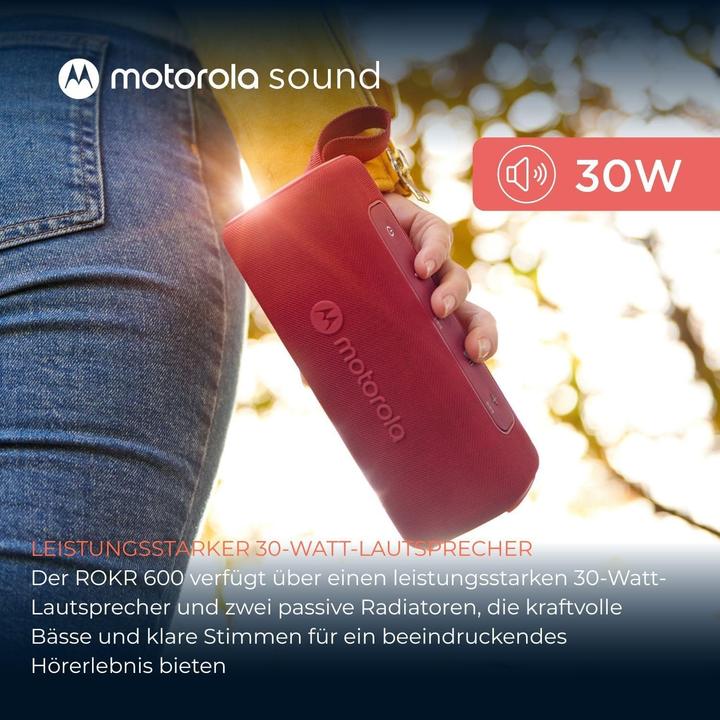 Produktbild Motorola ROKR 600 30W BT Speaker IP67 red (6 h)