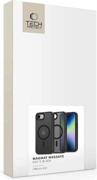 Actual product image Tech-Protect MagMat MagSafe iPhone 16e Case - Matte Black (Apple iPhone 16e, Apple iPhone 17e)