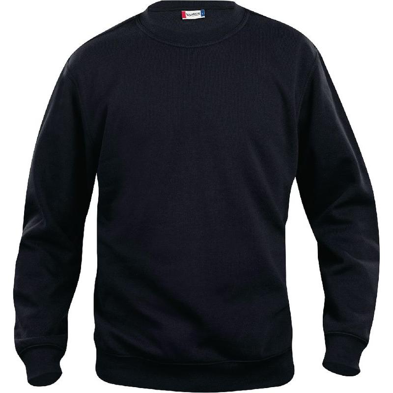 Clique, Unisex, Pullover, Sweatshirt, Schwarz, (S)