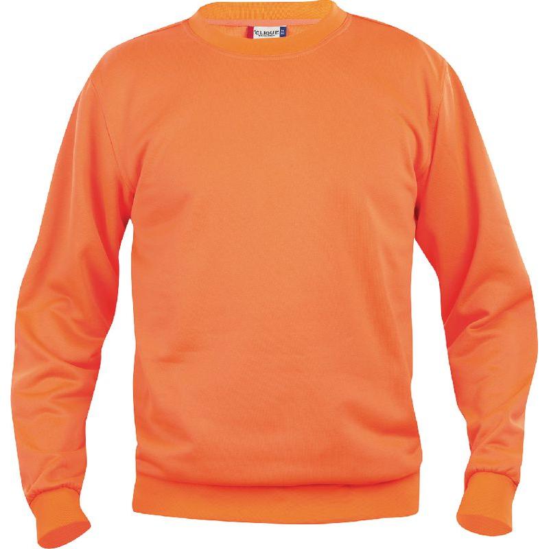 Thumbnail - Clique, Unisex, Pullover, Sweatshirt, Orange, (S)