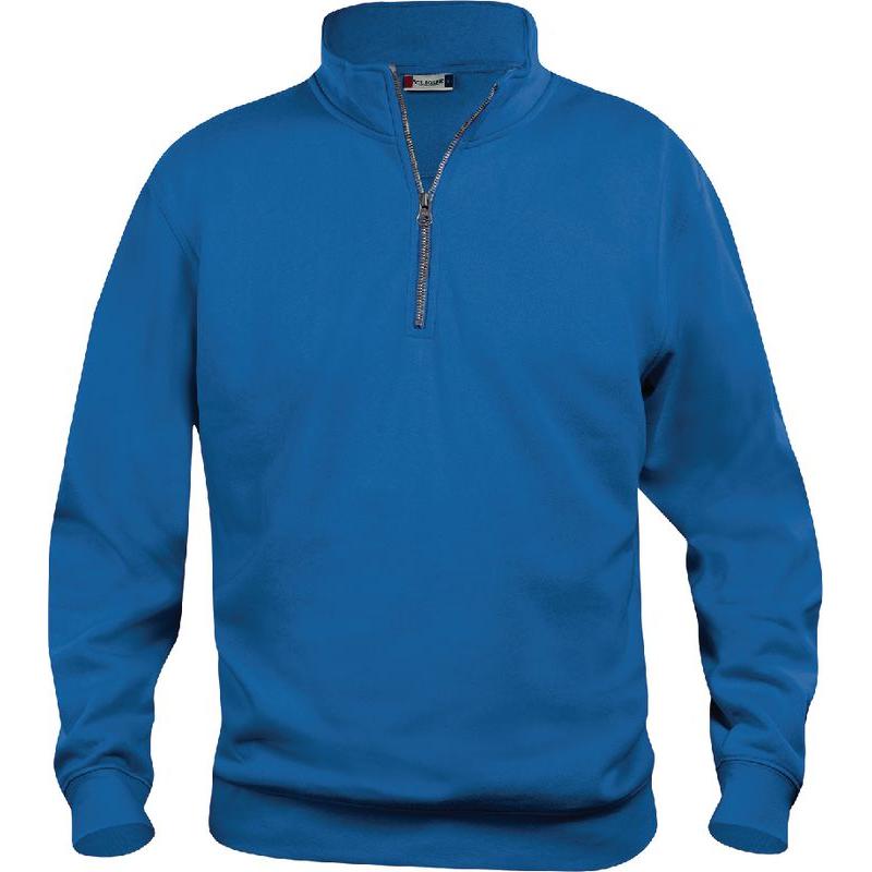 Thumbnail - Clique, Unisex, Pullover, Basic Half Zip, Blau, (XL)
