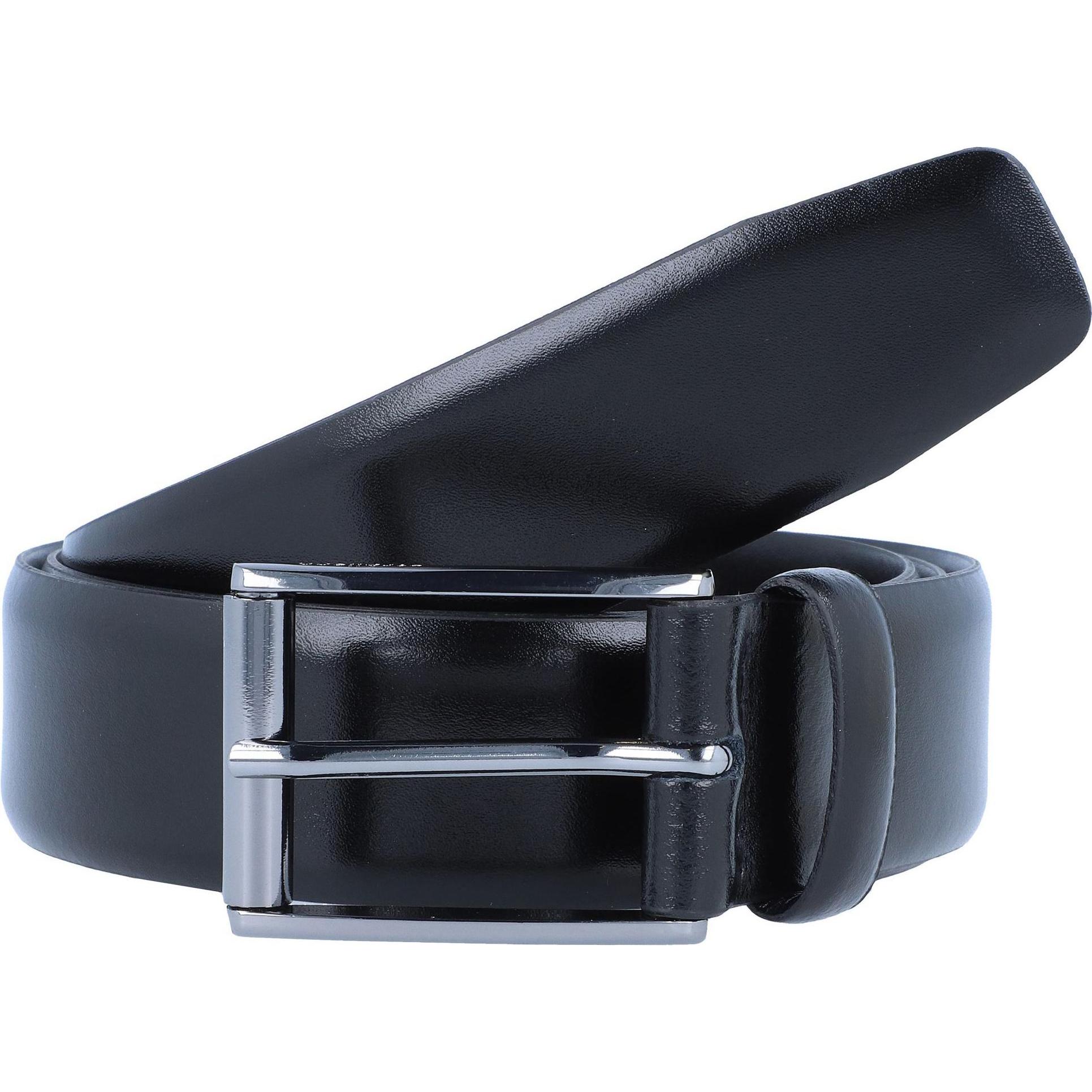 Strellson, Herren, Gürtel, Premium Gürtel Leder, Schwarz, (80)