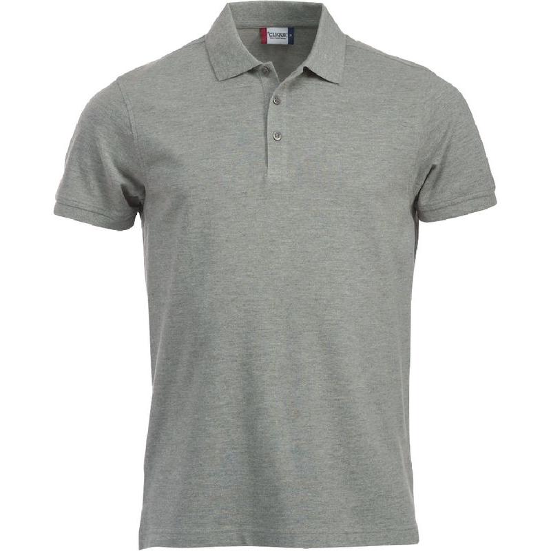 Thumbnail - Clique, Herren, Shirt, Polo-Shirt, Grau, (S)