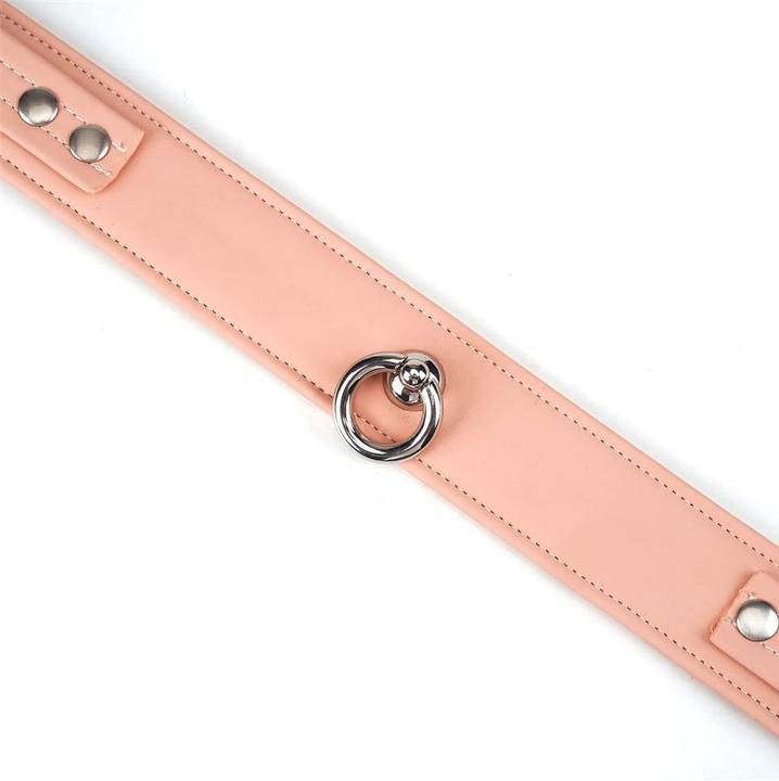 Produktbild Liebe Seele Pink Organosilicone - Halsband mit Leine (Vegan & Nickelfrei)