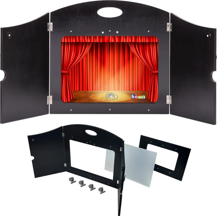 Immagine prodotto Howa Teatro di narrazione 4in1 Kamishibai, teatro delle ombre, teatro delle marionette in legno per