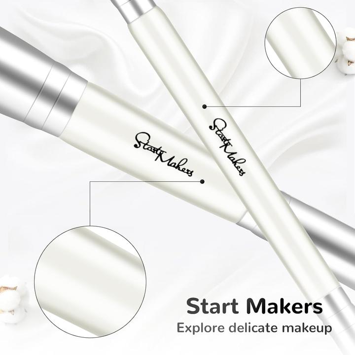 Actual product image Start Makers Make Up Pinsel Concealer Foundation Doppelseitig 2 Stück (Set)