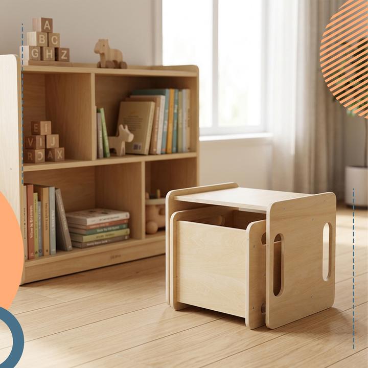 Immagine prodotto Relaxdays Tisch + Hocker (Dinette per bambini)