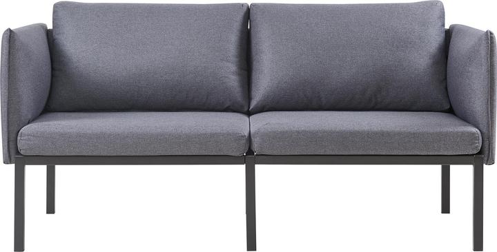 Actual product image En.Casa 2-Sitzer-Sofa Kamar 69x158x63 cm Dunkelgrau (2 person sofa)