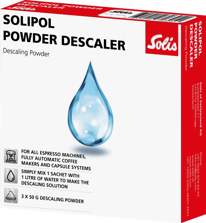 Actual product image Solis Solipol Powder Descaler descaling powder