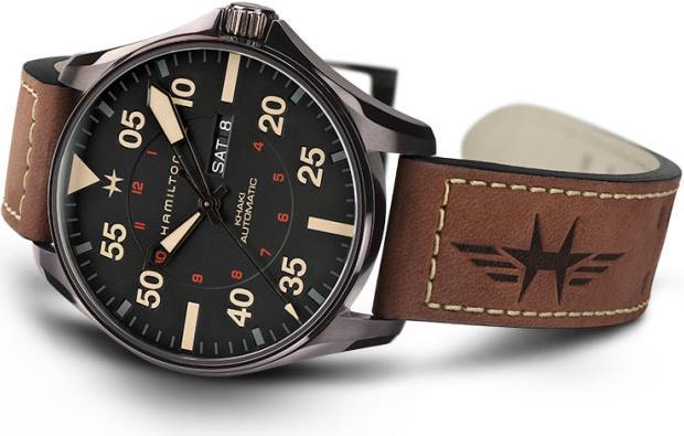Produktbild Hamilton Khaki Aviation Day Date Pilot Auto (Analoguhr, 46 mm)