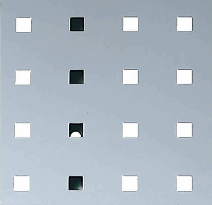 Actual product image Bott Perforated panel W457xL1981mm light grey, RAL 7035