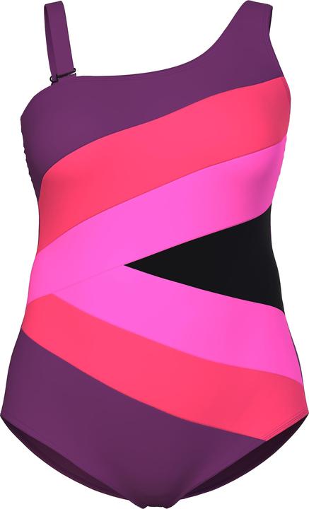 Immagine prodotto Ulla Popken Costume da bagno con color blocking, coppe morbide e spallina staccabile (54)