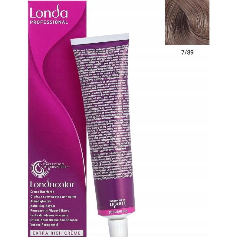 Thumbnail - Londa, Haarfarbe, Professional - Permanent Color Extra Rich Creme - Permanent cream hair color 7/89 (L) (7, 89 (L))