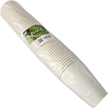 Produktbild Papstar Papp-Trinkbecher "pure", 0,4 l, weiá (50 x)