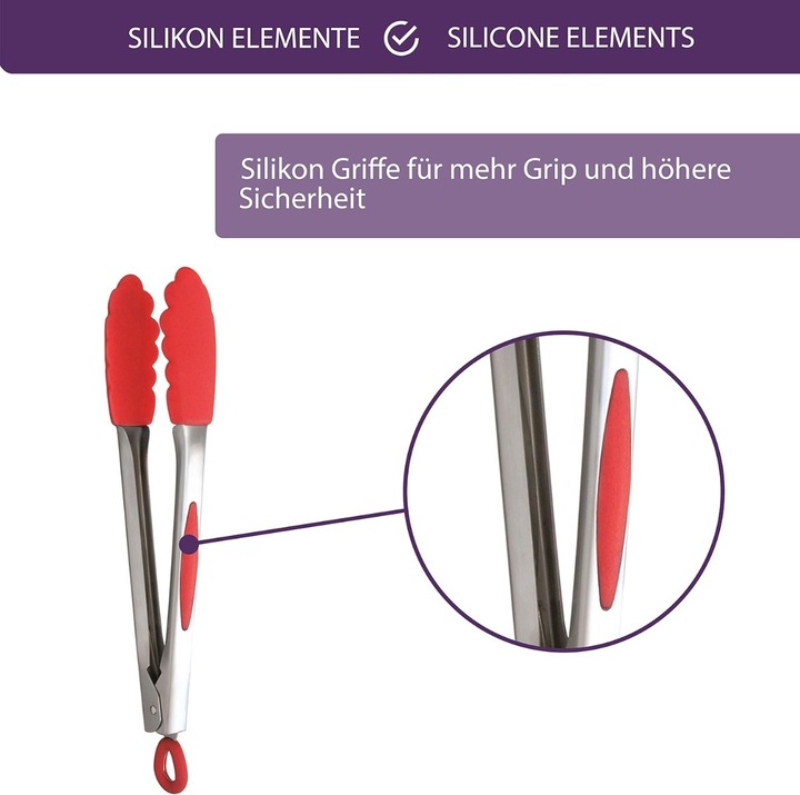 Produktbild Mastrad Kochzange Silikon Grün