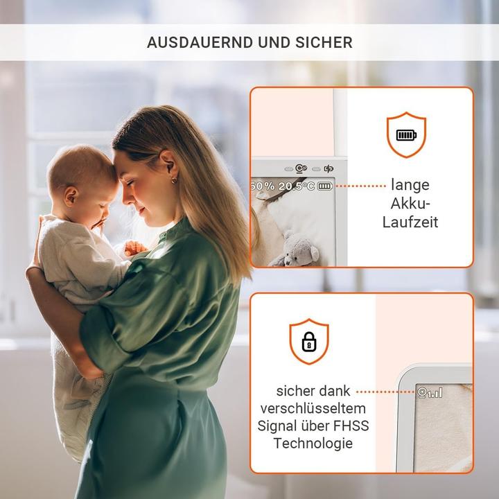 Actual product image Gigaset BABY 500 Video w (300 m)