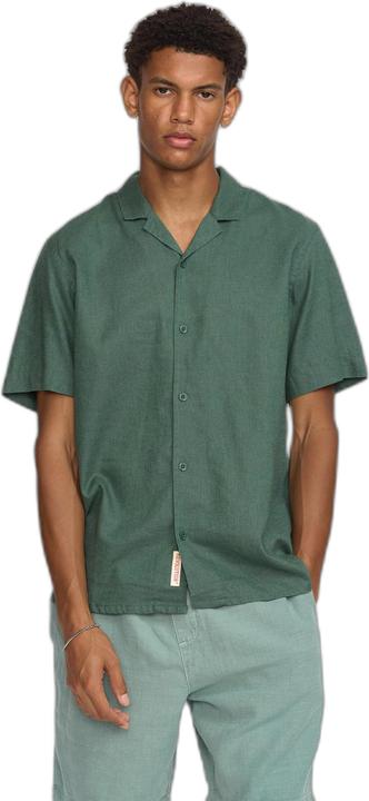 Actual product image Revolution Short-Sleeved Cuban Linen Shirt (L)