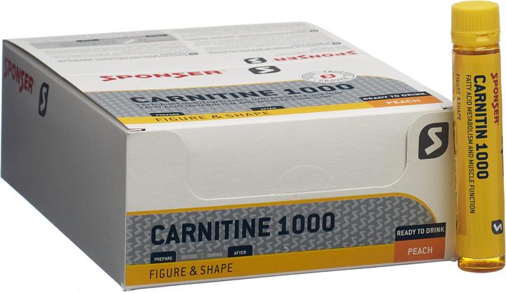 Sponser L- Carnitin 1000 (Pêche, 30 x)