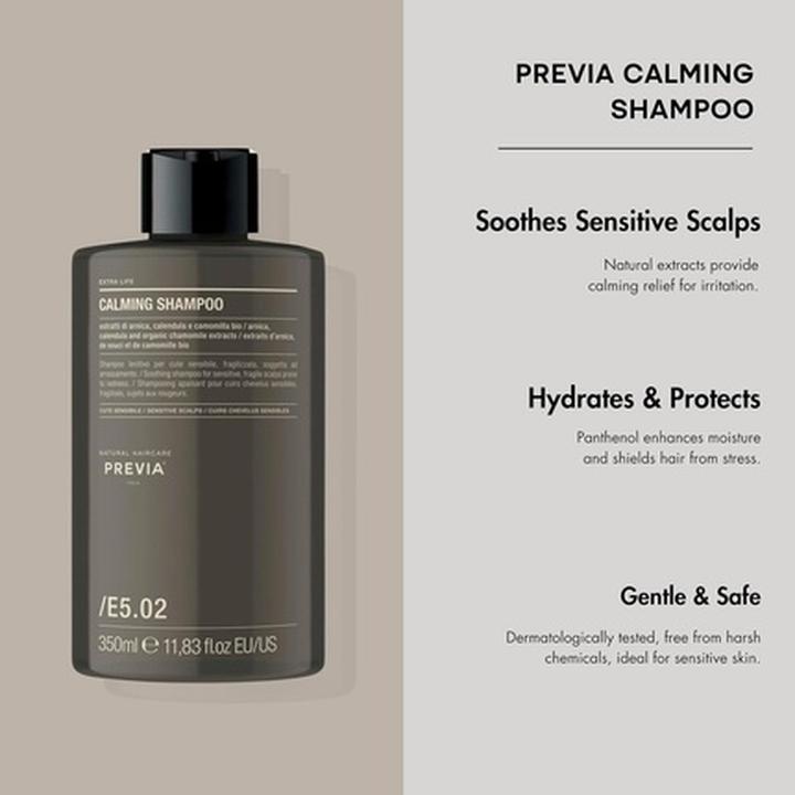 Actual product image Previa Extralife Calming Shampoo 350ml (350 ml)