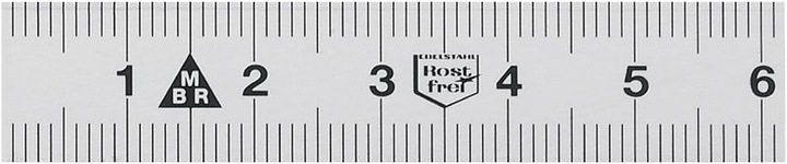 Produktbild BRW Stahlmassstab (150 mm)