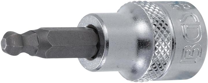 Actual product image BGS Bit Socket 10 mm (3/8") internal Hexagon with Ball Head 5 mm (10mm)