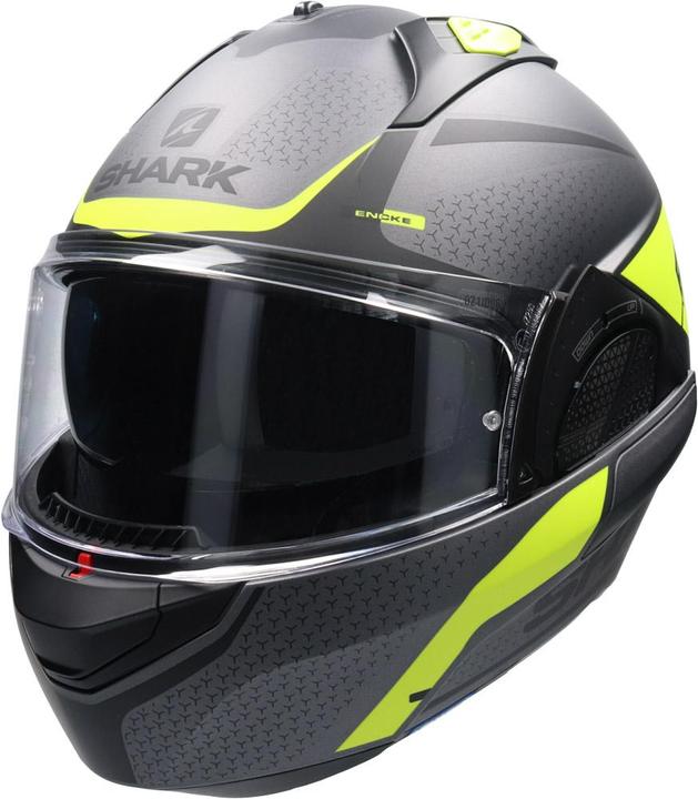 Image du produit Shark EVO GT ENCKE Klapphelm matt grau-gelb XS (XS)