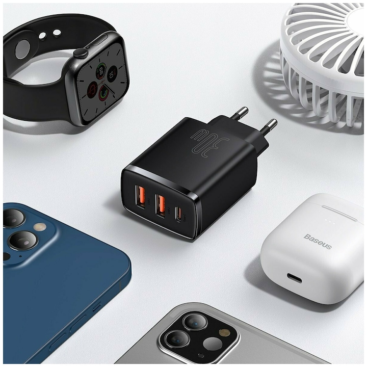 Image du produit Baseus Chargeur rapide Comact (30W) (30 W)