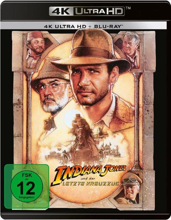 Indiana Jones-Letzte Kreuzzug -4K (Blu-ray, 1989, Deutsch)