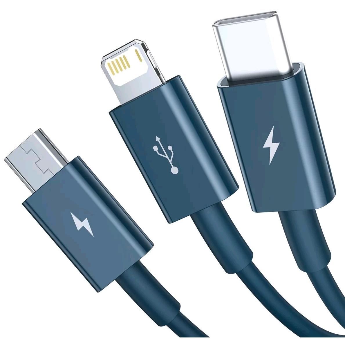 Thumbnail - Baseus 3in1 Superior Series (1.50 m), USB Kabel