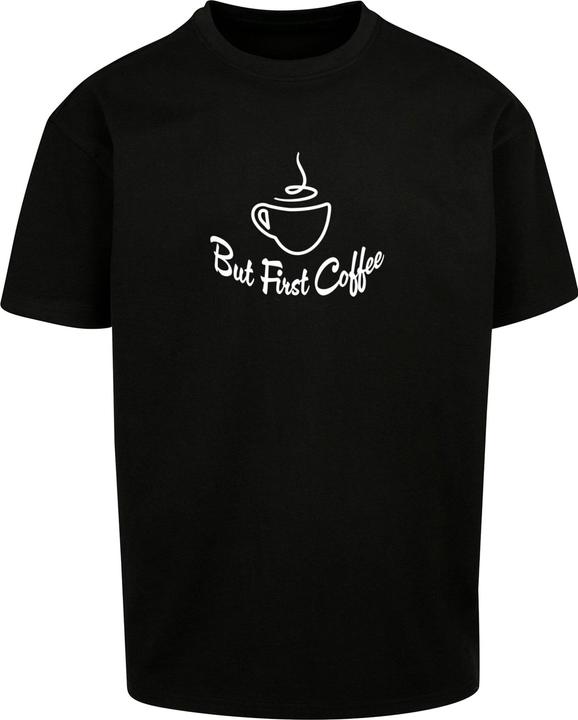 Produktbild Merchcode But First Coffee Heavy Oversized Tee - 117871 (XL)